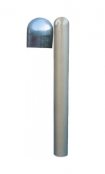 Stilpoller aus Stahl Ø 108 mm mit Halbkugel, ortsfest